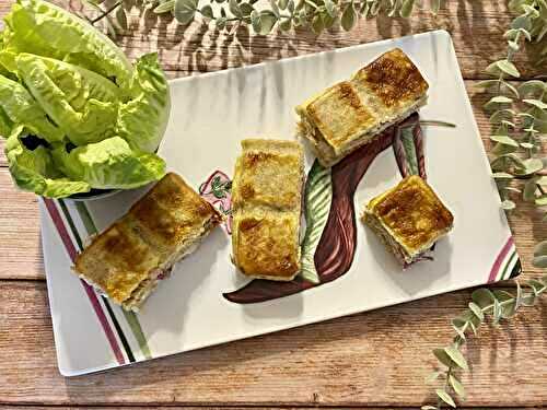 Croque tablette au jambon cru et au Boursin