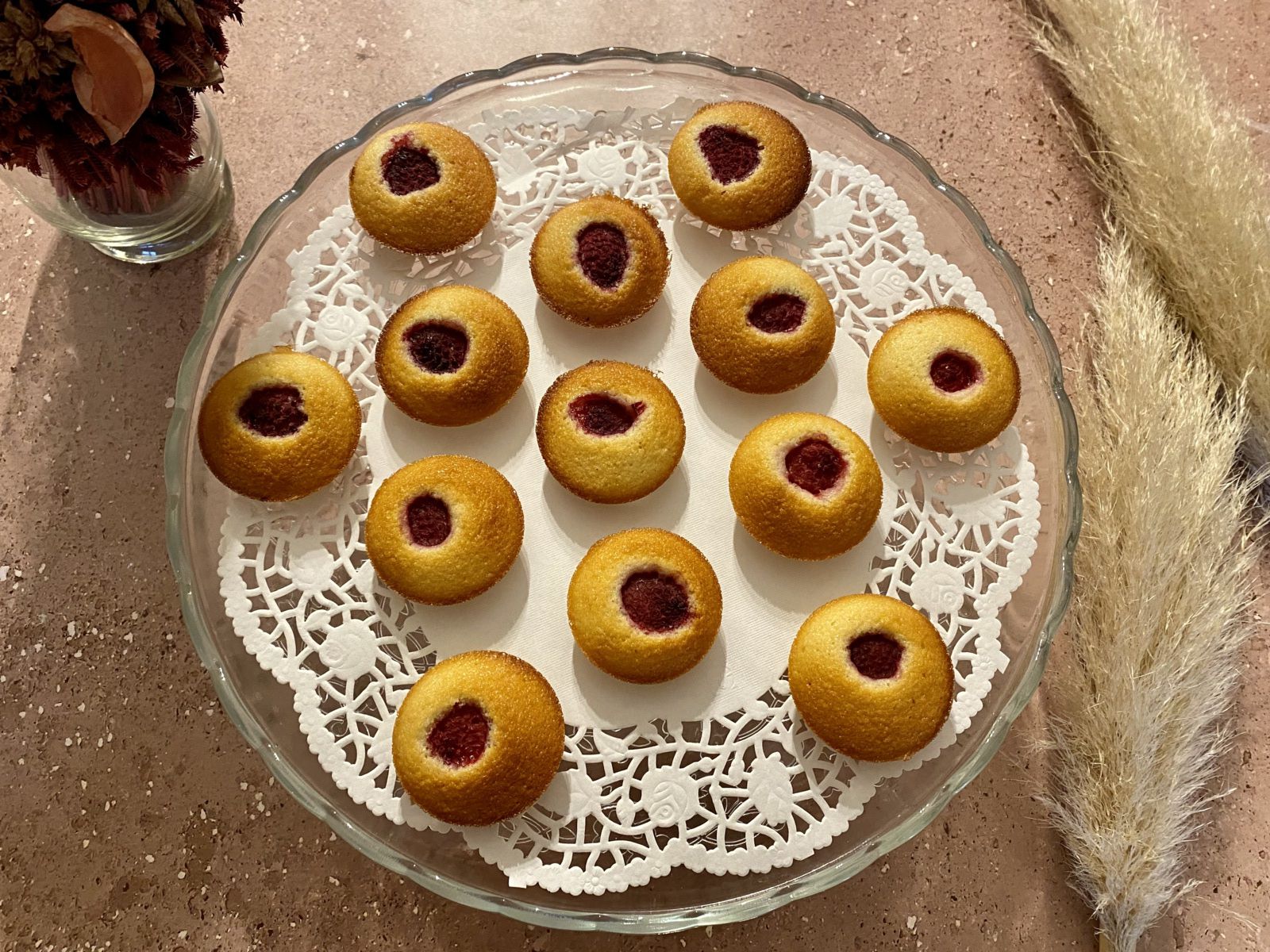 Financiers aux framboises de Cyril Lignac