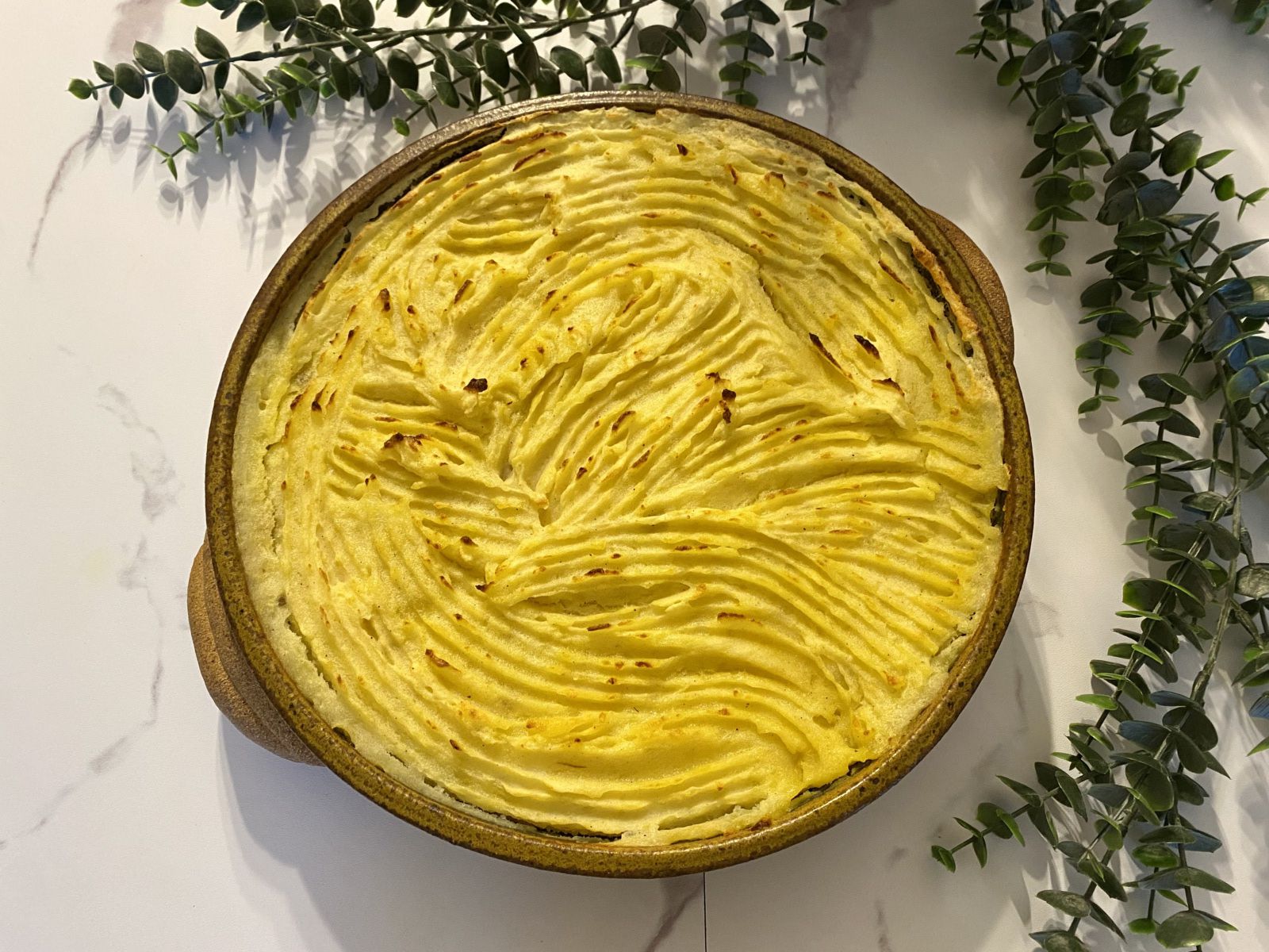 Parmentier de poisson et poireaux