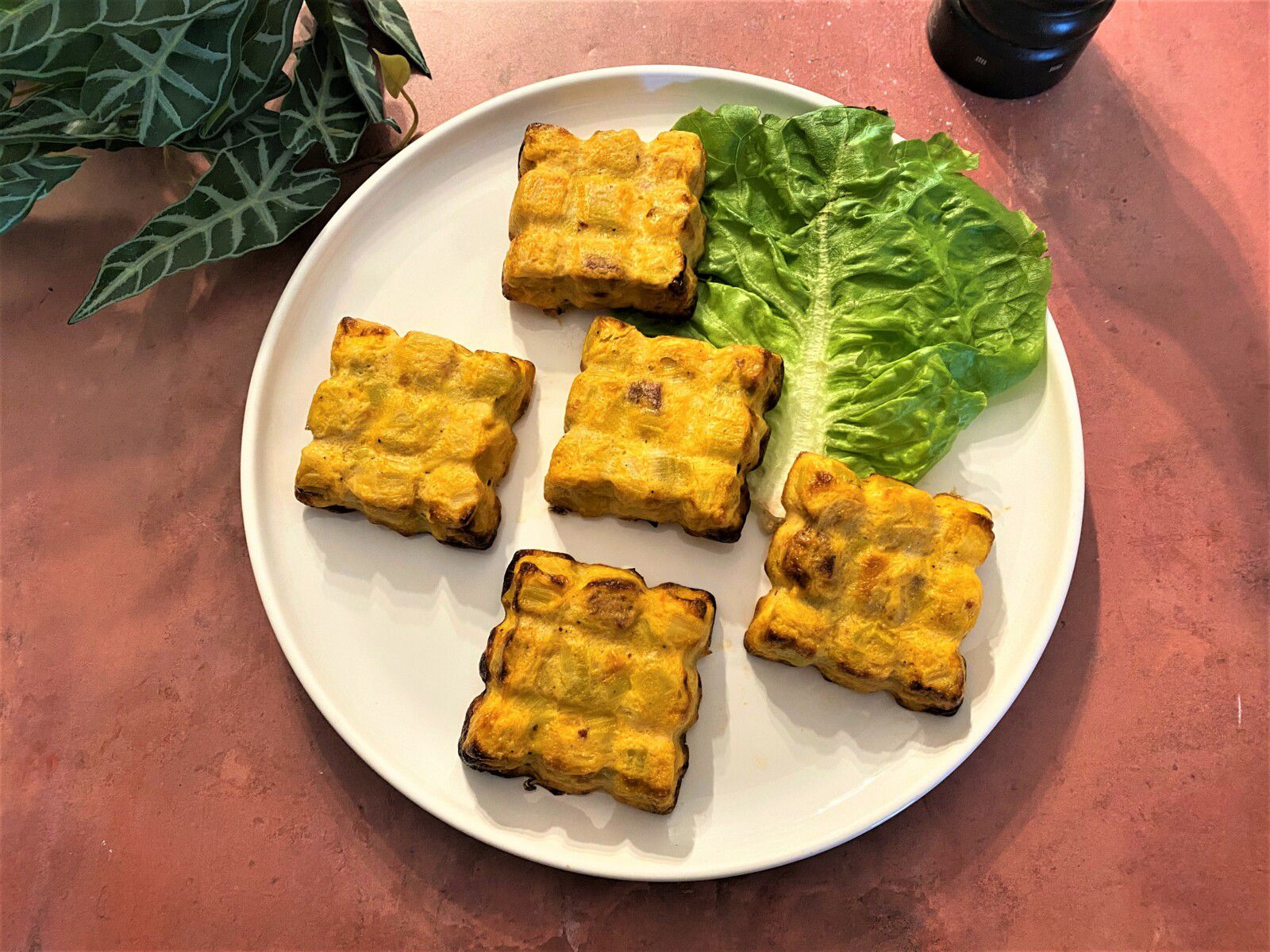 Flan aux poireaux et au chorizo