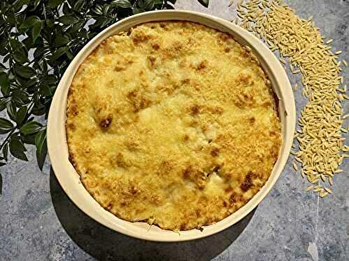 Gratin de brocoli et orzo