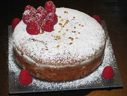 Gâteau au mascarpone et à la framboise