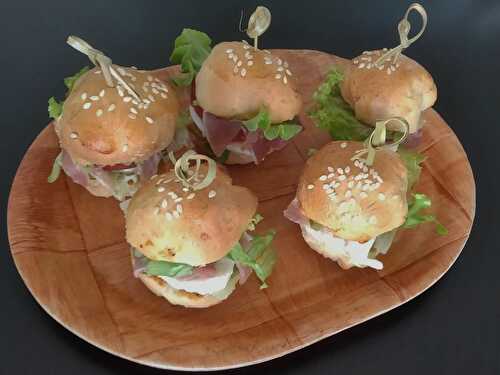 Mini-burger pour l'apéritif  - Les Patouseries de Patou