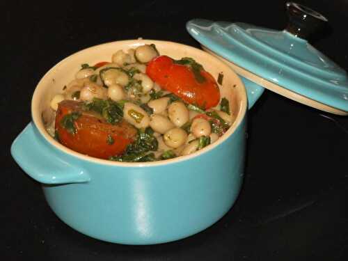 Poêlée de légumes et haricots blancs