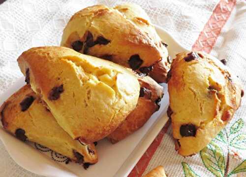 Scones aux pépites de chocolat