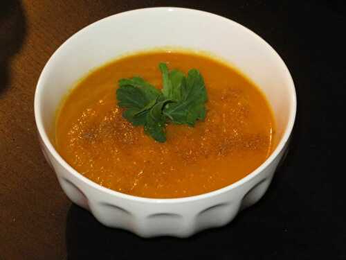 Soupe de carottes au cumin