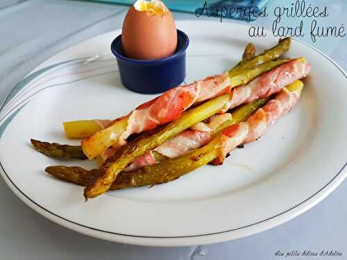 Asperges grillées au lard fumé