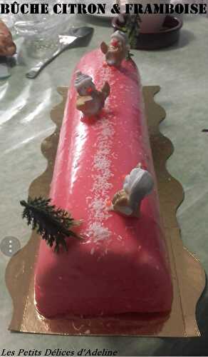 Bûche Citron Framboise