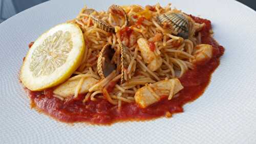 Cappellini aux fruits de mer