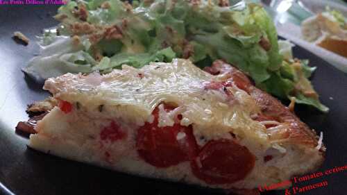 Clafoutis aux tomates cerises & parmesan