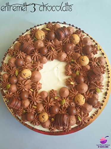 Entremet 3 Chocolats