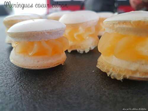 Meringues coeur citron