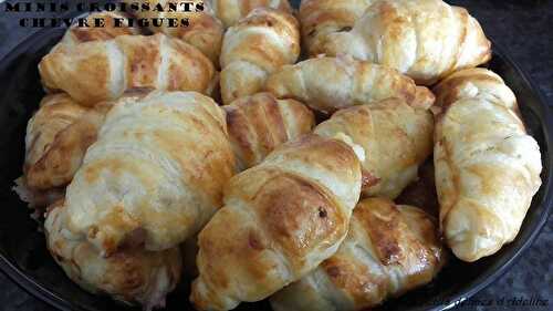 Minis croissant chèvre-figue