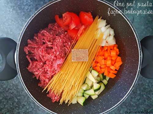 One pot pasta façon Bolognaise