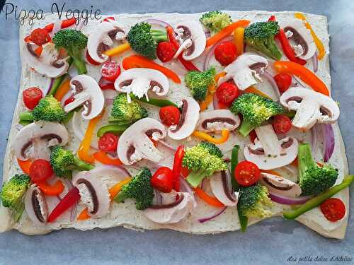 Pizza Veggie  - Les petits délices d'Adeline 