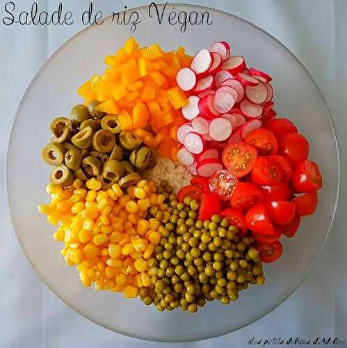 Salade de riz Végan