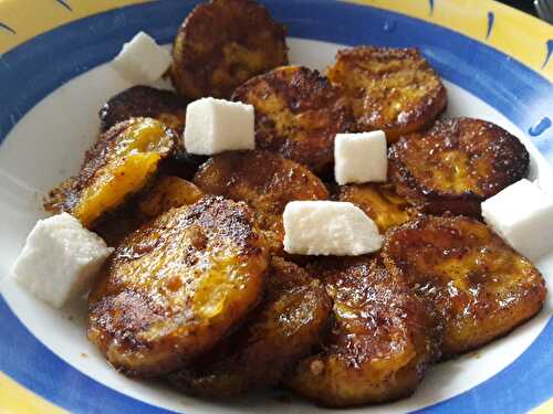 De la banane plantain, oui... mais en dessert