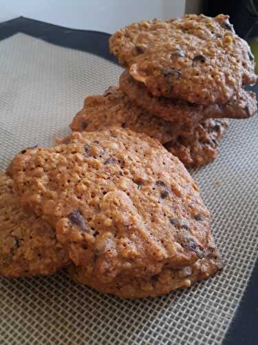 Des cookies authentiques aux flocons d'avoine