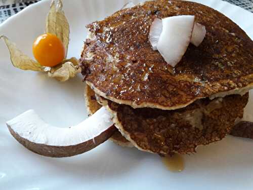 Des pancakes super healthy à la noix de coco