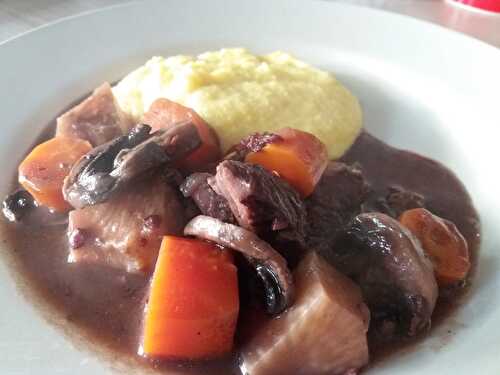 Ma version light du boeuf bourguignon