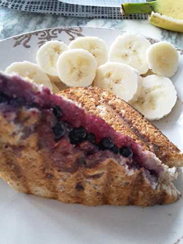 Ma version sucrée du croque-monsieur