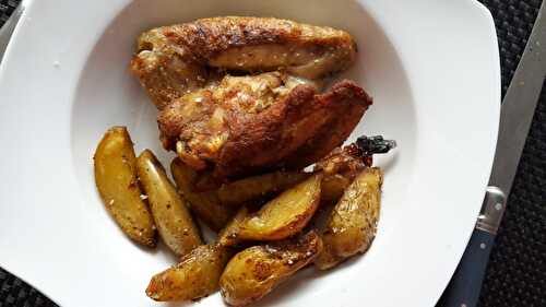 Poulet et pommes de terre au four, voilà qui donne des ailes