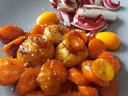 Saint-Jacques et passion pour votre repas de Saint-Valentin