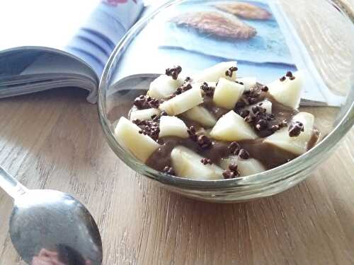 Un assemblage vite fait pour un dessert gourmand