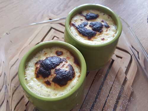 Une crème brûlée salée mais allégée