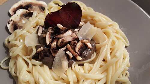 Une sauce aux champignons pour accompagner les pâtes