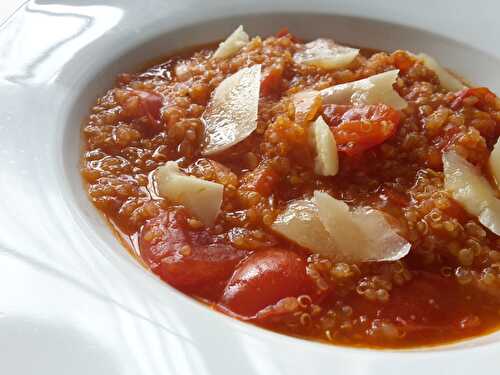 Une version gourmande et tomatée du quinoa