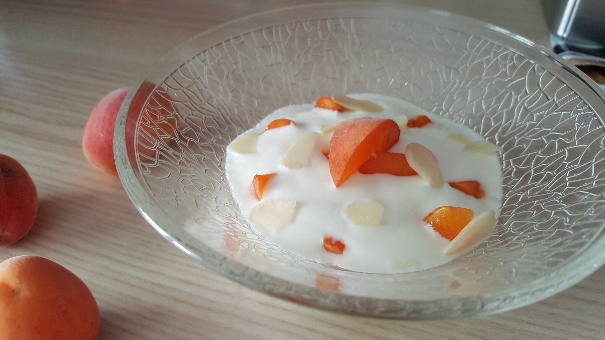 Un petit plaisir tout en douceur : abricot/fleur d'oranger
