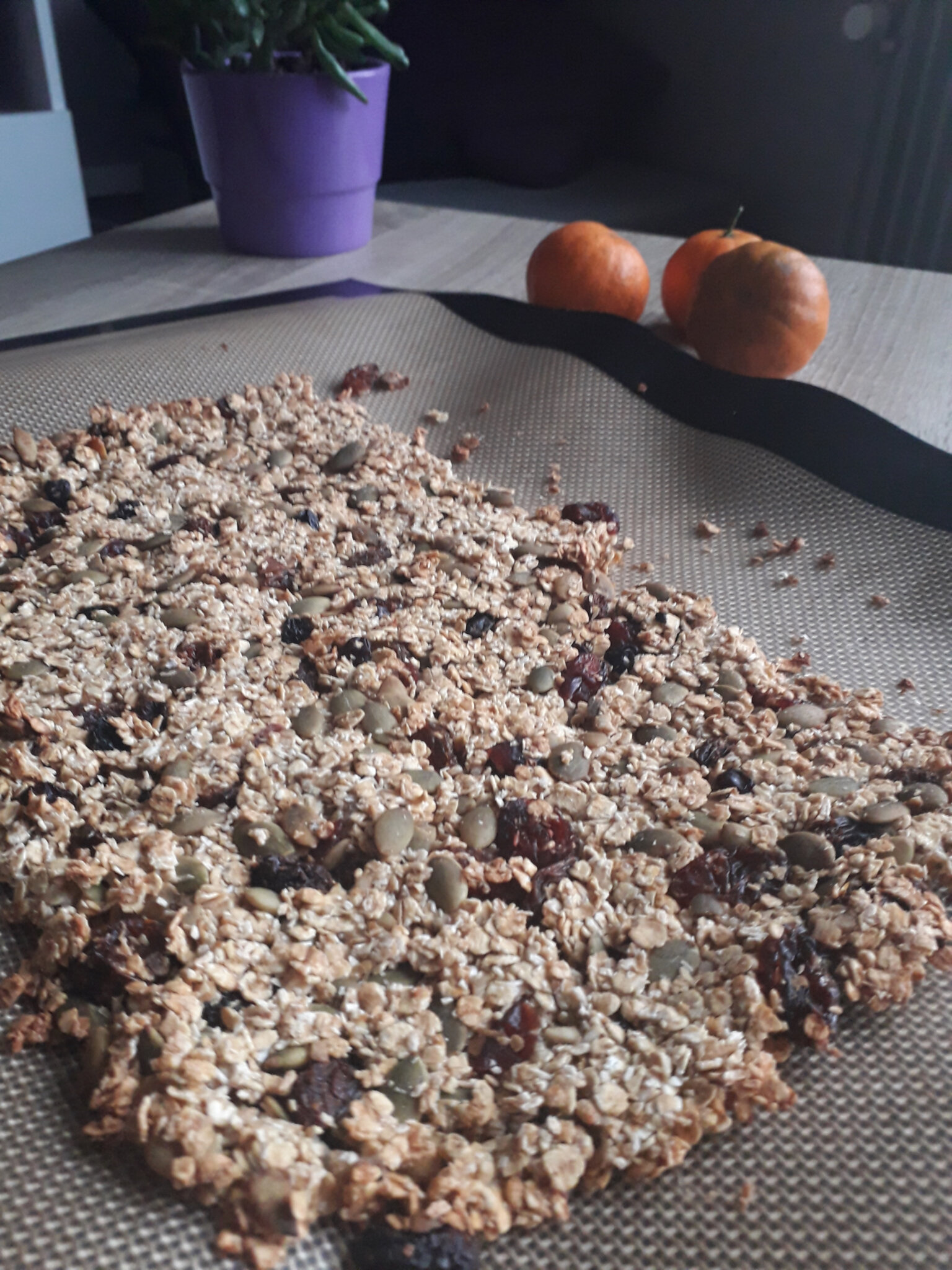 Une barre de céréales maison sans matière grasse 