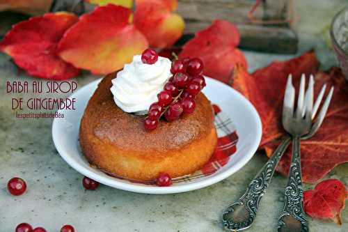 Baba au sirop de gingembre