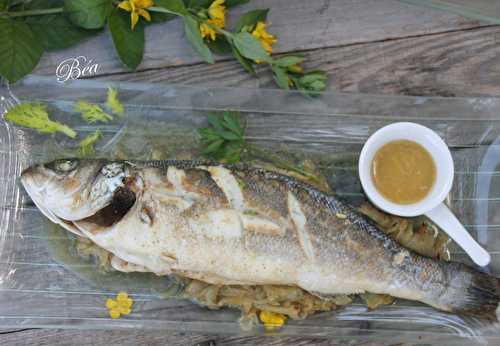 Bar en papillote au fenouil anisé (recette légère) - Balade bretonne, la presqu'île de Crozon