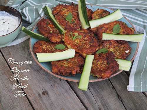 Beignets de courgettes à la féta