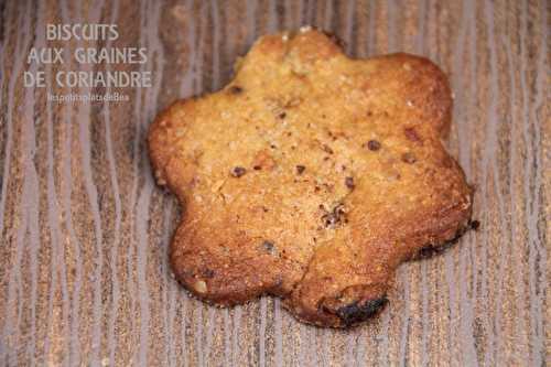 BISCUITS AUX GRAINES DE CORIANDRE