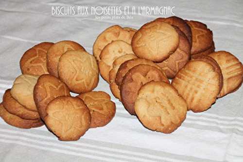 Biscuits aux noisettes et à l'Armagnac