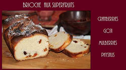 Brioche aux superfruits