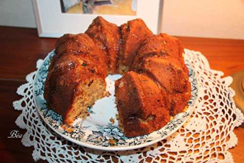 Bundt cake châtaigne, figues et noisettes