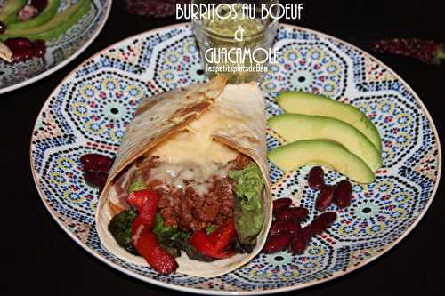 Burritos au boeuf et guacamole -