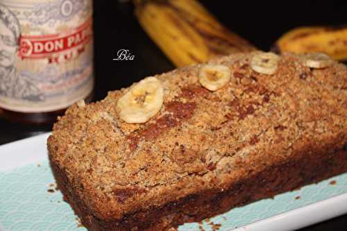 Cake à la banane et au rhum