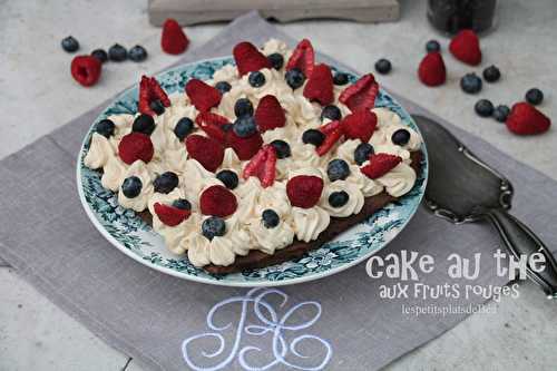 Cake au thé aux fruits rouges