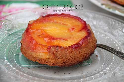 Cake tatin aux nectarines