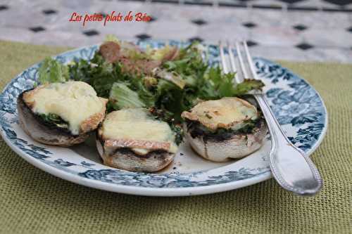 Champignons farcis au maroilles