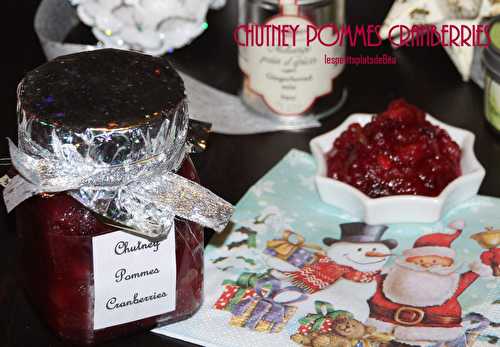 Chutney pommes et cranberries - balade locale