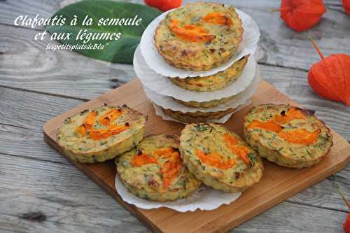 Clafoutis à la semoule et aux légumes