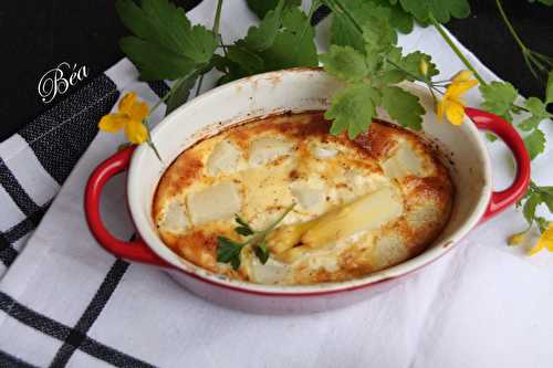 Clafoutis aux asperges blanches