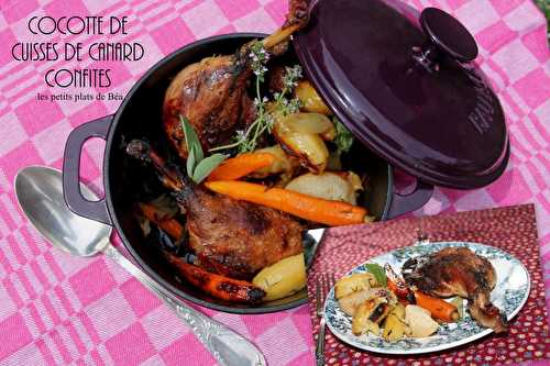 Cocotte de cuisses de canard confites