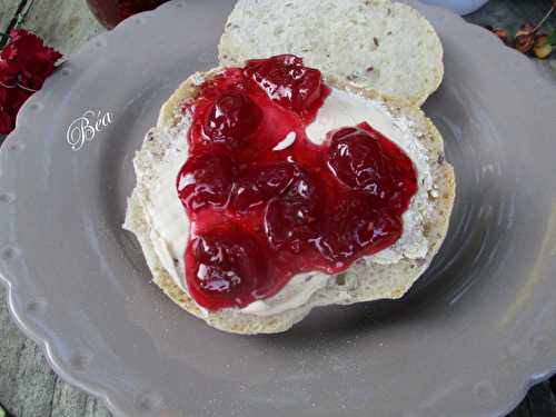 Confiture cerises et framboises